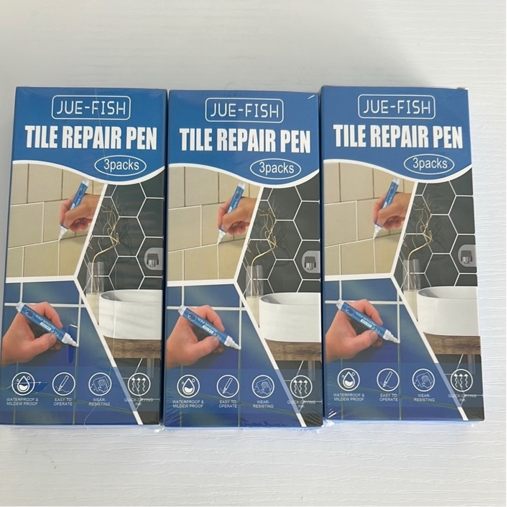 Blue Tile Repair Pen - 3 Pack